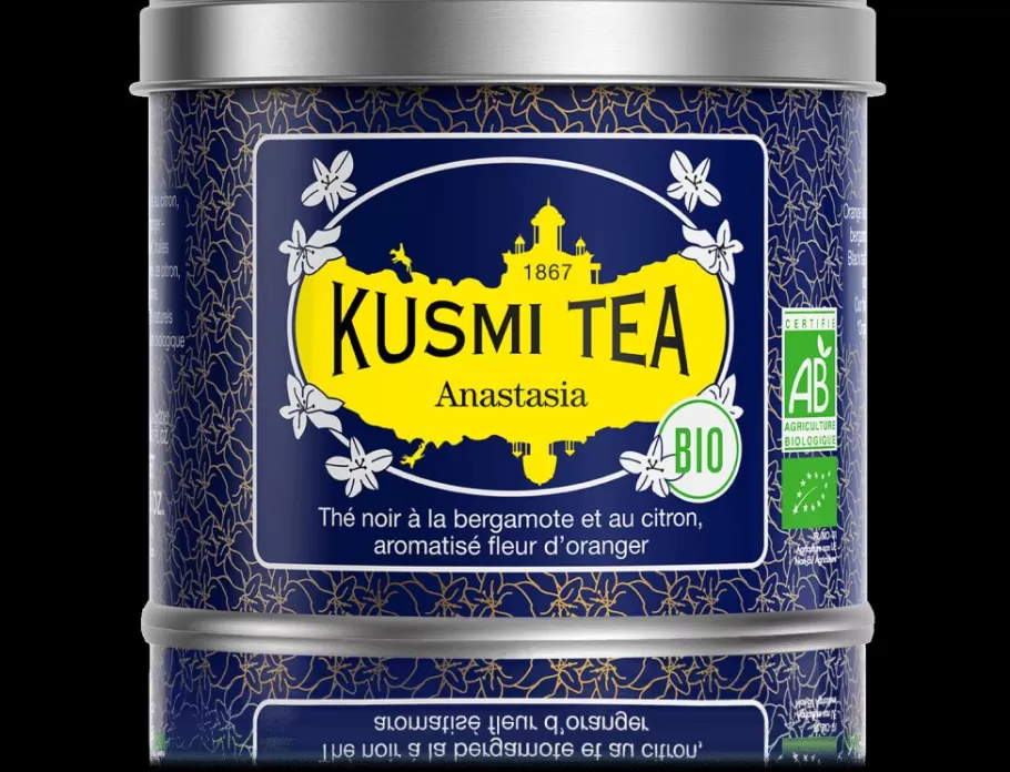 Organic Tea | Black Tea-Kusmi Tea Anastasia Earl Grey black tea, lemon