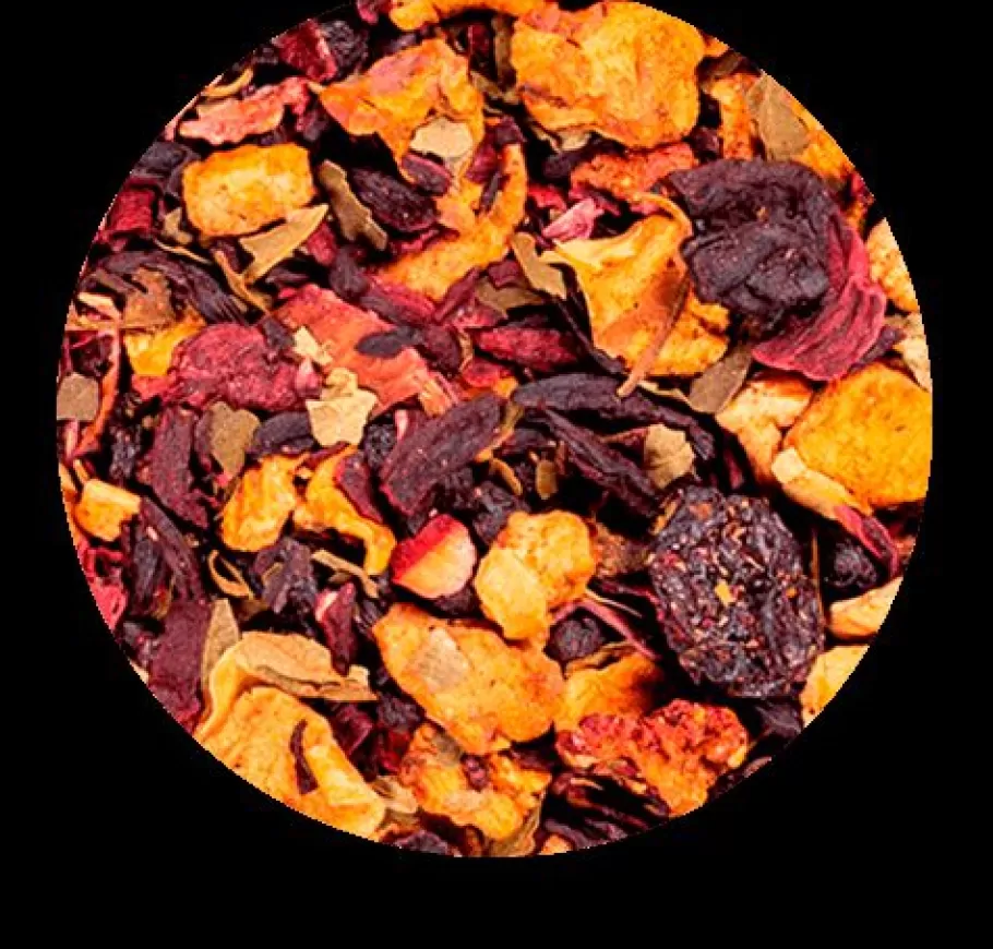 Caffeine-free | Organic Tea-Kusmi Tea AquaRosa Herbal tea Hibiscus, red berry