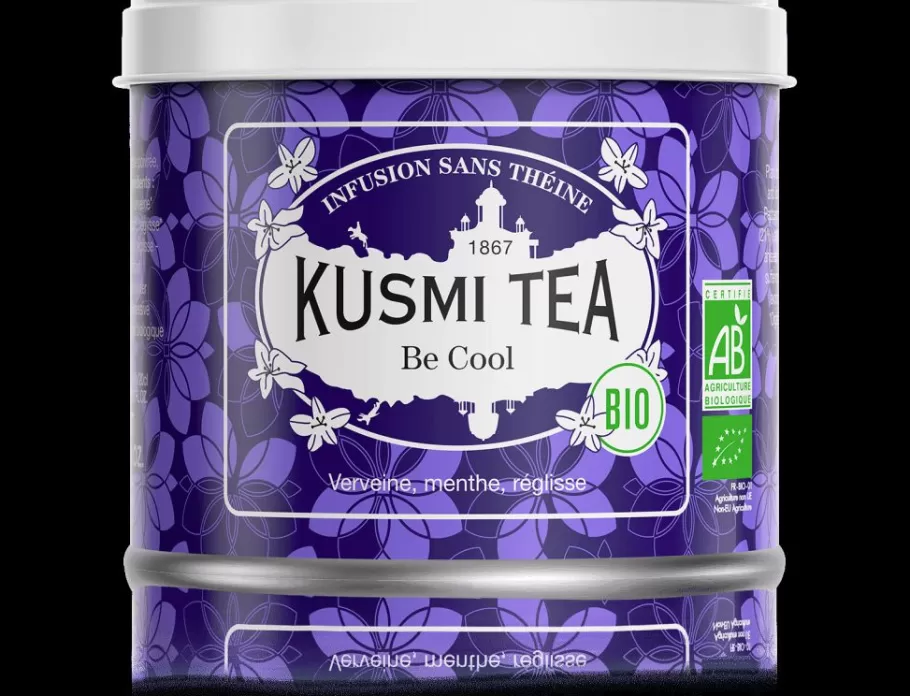 Caffeine-free | Organic Tea-Kusmi Tea Be Cool Herbal tea, verbena, licorice