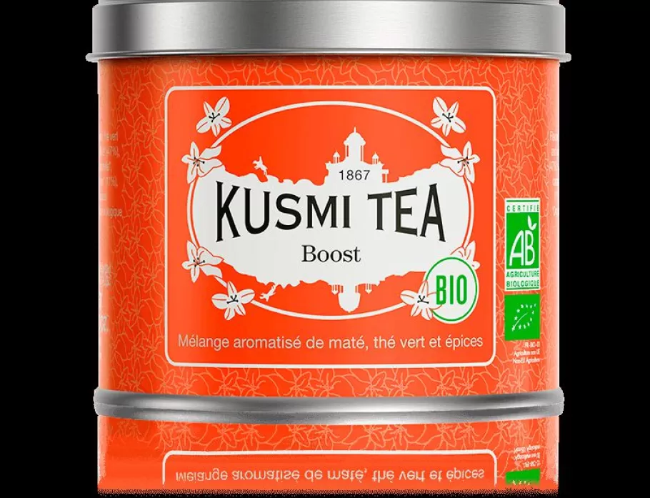 Organic Tea | Green Tea-Kusmi Tea Boost Green tea, mate, ginger