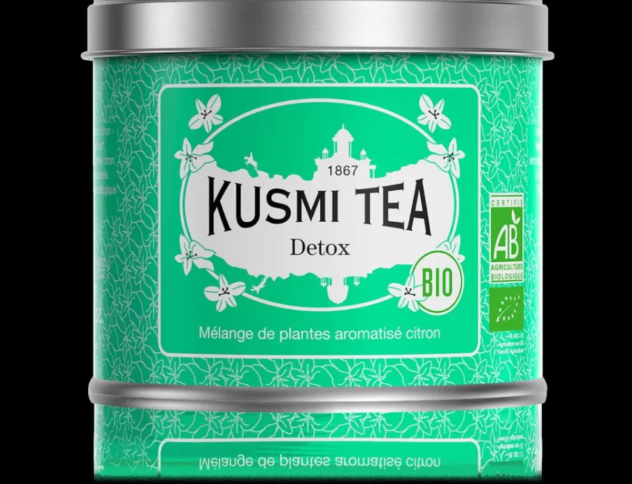 Organic Tea | Green Tea-Kusmi Tea Detox Green tea, yerba mate, lemon