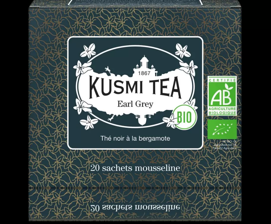 Organic Tea | Black Tea-Kusmi Tea Earl Grey Black tea with bergamot