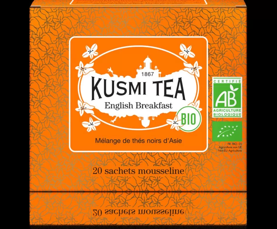 Organic Tea | Black Tea-Kusmi Tea English Breakfast Ceylon & Assam black teas