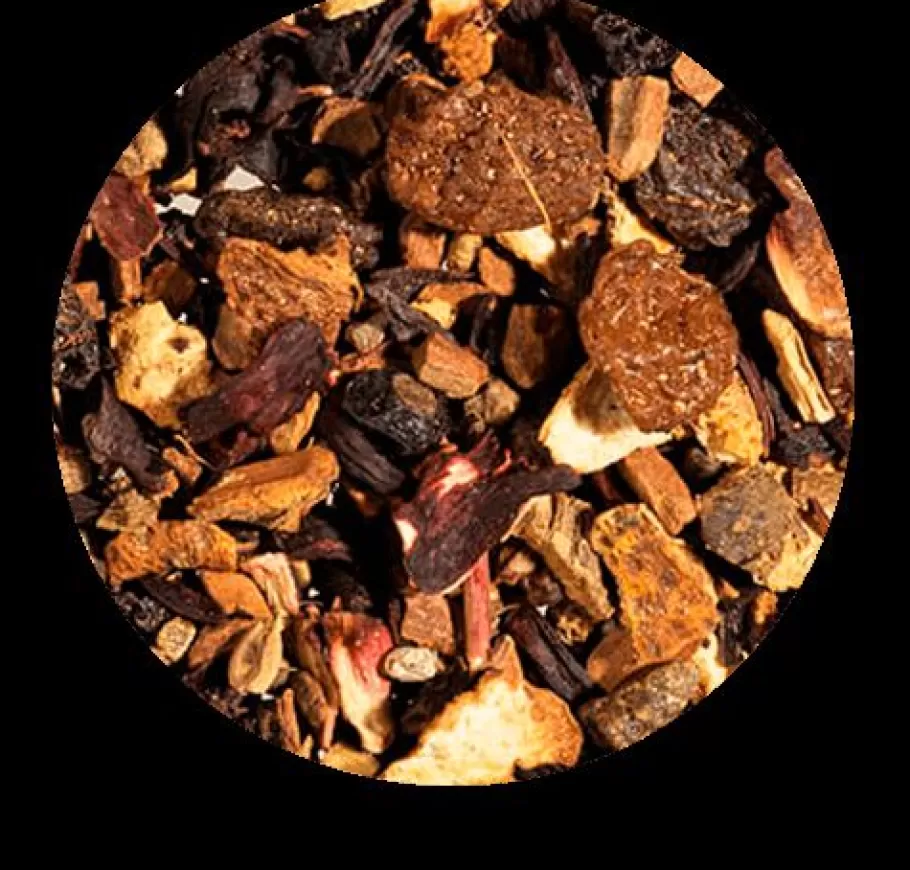 Organic Tea | Caffeine-free-Kusmi Tea Glögg Christmas herbal tea, hibiscus and spices