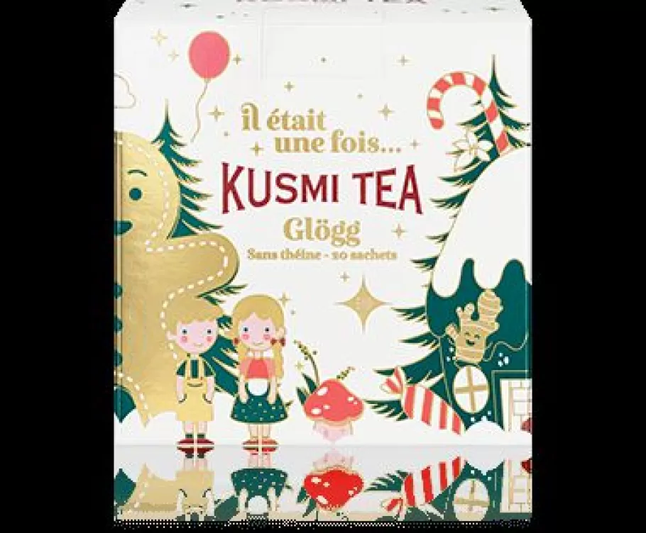 Caffeine-free-Kusmi Tea Glögg Christmas herbal tea, hibiscus and spices