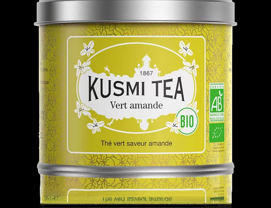 Organic Tea | Green Tea-Kusmi Tea Green Almond Almond flavored green tea