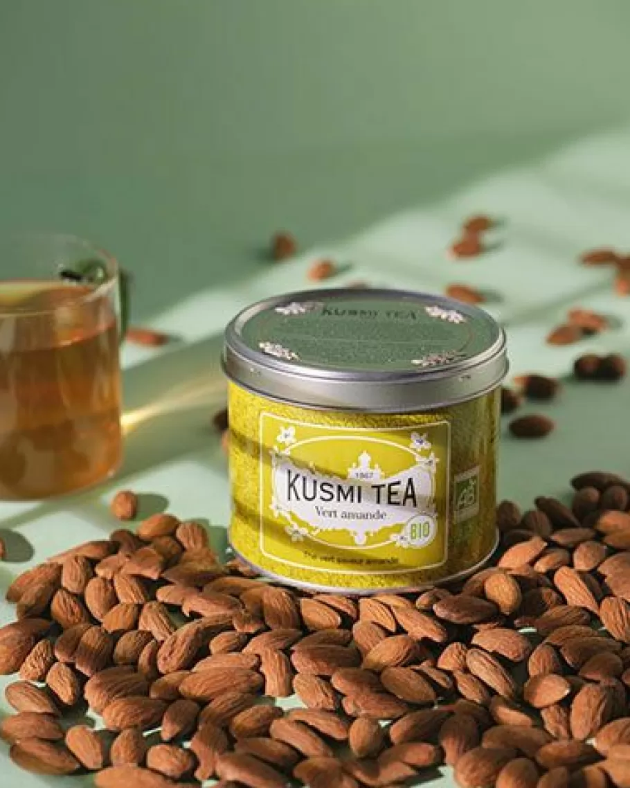 Organic Tea | Green Tea-Kusmi Tea Green Almond Almond flavored green tea