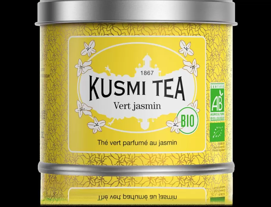 Organic Tea | Green Tea-Kusmi Tea Green Jasmine Jasmin flavored green tea