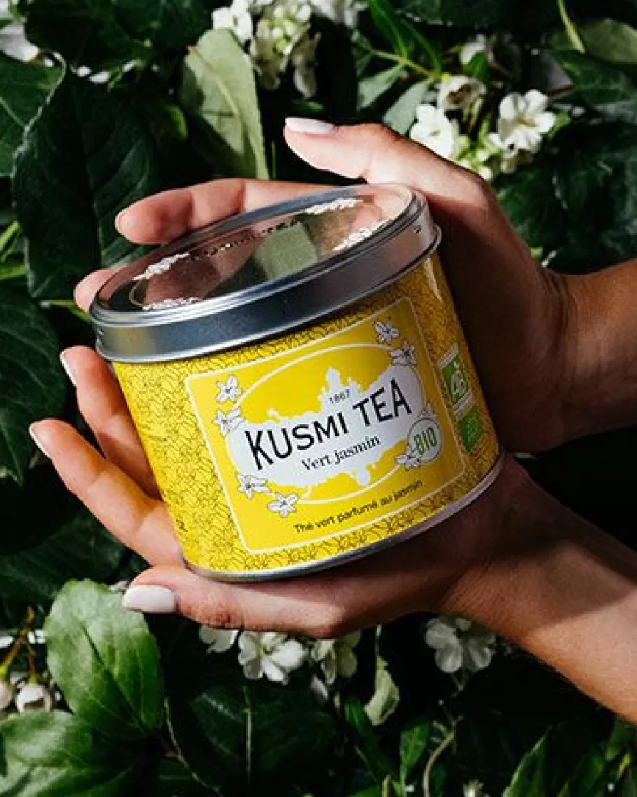 Organic Tea | Green Tea-Kusmi Tea Green Jasmine Jasmin flavored green tea