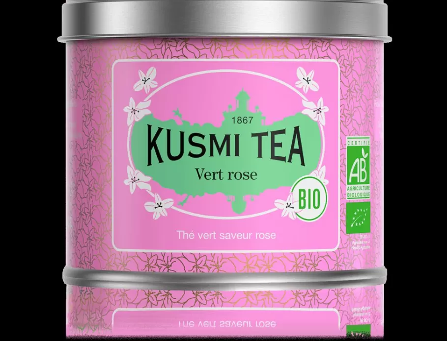 Organic Tea | Green Tea-Kusmi Tea Green rose Rose flavored green tea