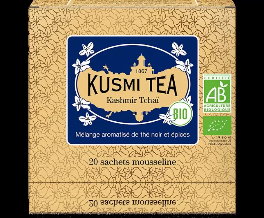 Organic Tea | Black Tea-Kusmi Tea Kashmir Tchai Black tea with spices