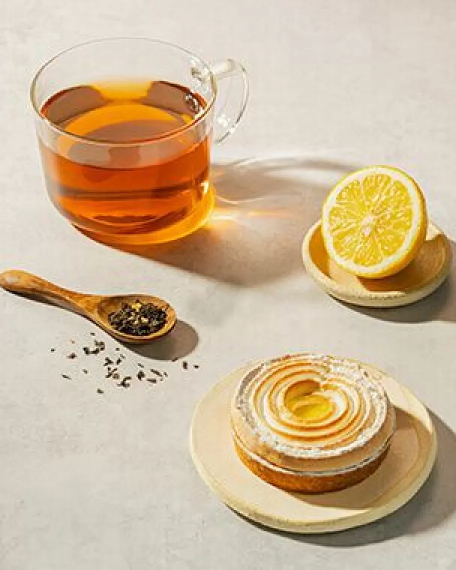 Black Tea | Black Tea-Kusmi Tea Lemon meringue pie-flavored black tea (Organic)                                    3.5 oz refill bag