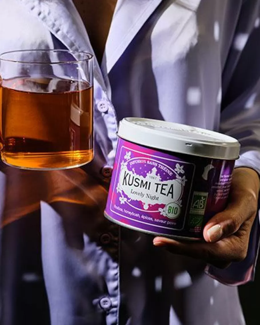 Caffeine-free | Organic Tea-Kusmi Tea Lovely Night Rooibos, honeybush, linden