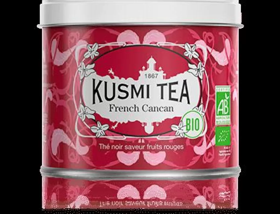 Black Tea | Black Tea-Kusmi Tea Organic French Cancan                                    3.5 oz loose tea Tin