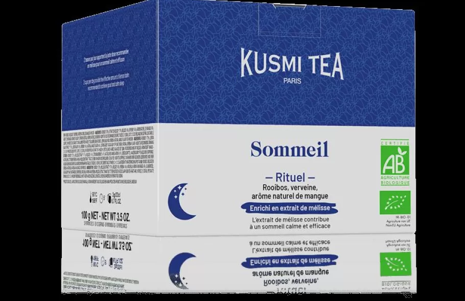 Health Tea And Infusion | Caffeine-free-Kusmi Tea Sleep Ritual ﻿Relaxing organic mango herbal tea