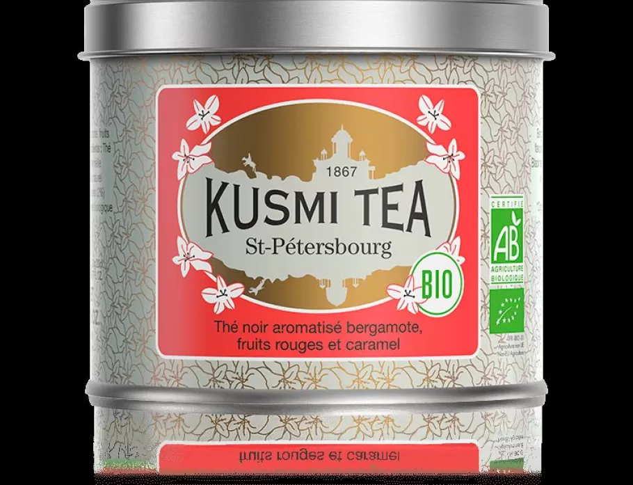 Organic Tea | Black Tea-Kusmi Tea St-Petersburg Earl grey black tea, caramel, berry