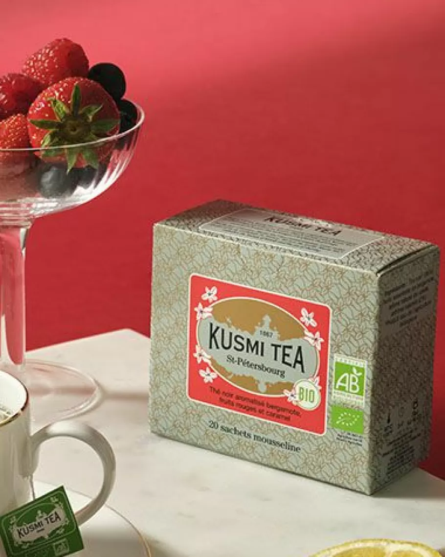 Organic Tea | Black Tea-Kusmi Tea St-Petersburg Earl grey black tea, caramel, berry