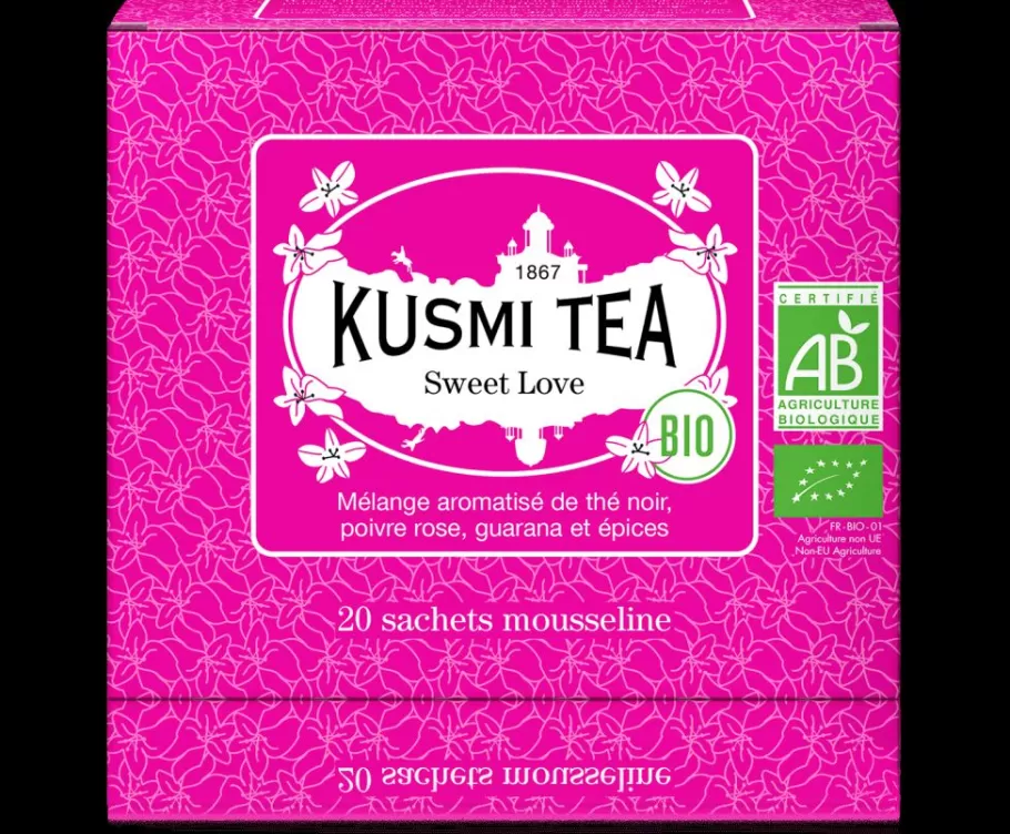 Organic Tea | Black Tea-Kusmi Tea Sweet Love Black tea and spices