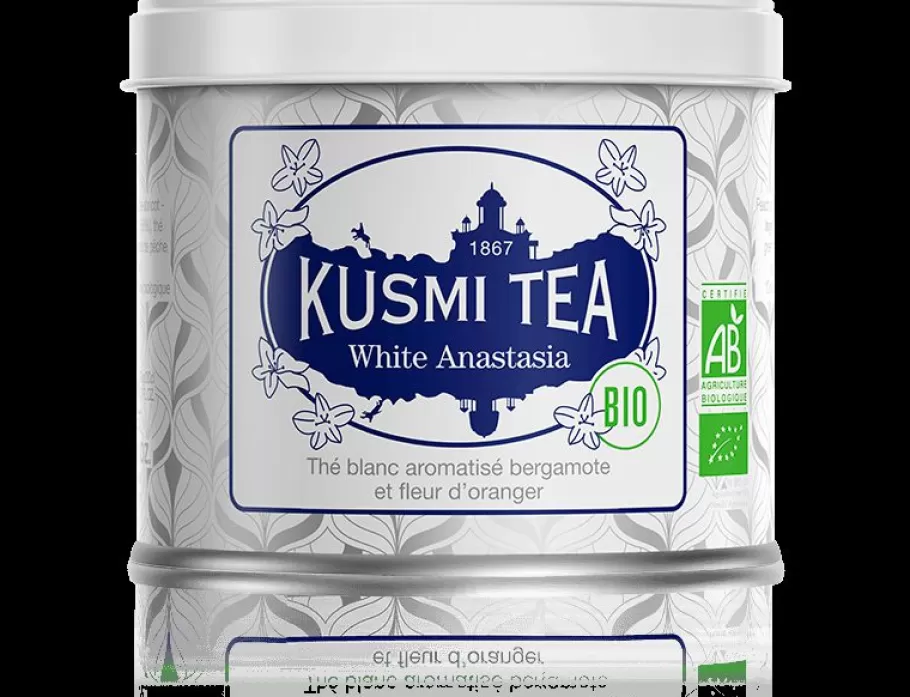 Organic Tea | White Tea-Kusmi Tea White Anastasia White tea with bergamot