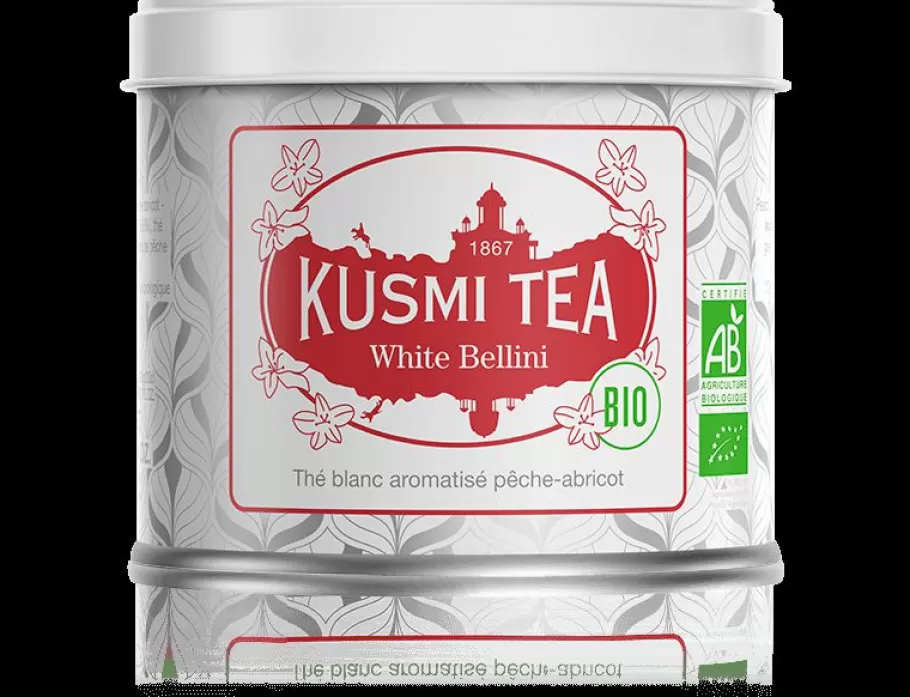 Organic Tea | White Tea-Kusmi Tea White Bellini White tea, peach, apricot